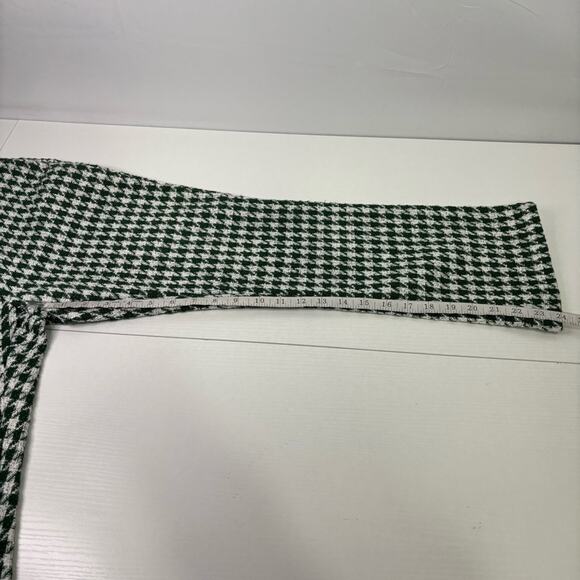 Pink Ripple Green and White Houndstooth Trousers Size Medium LL0723 - Picture 9 of 9